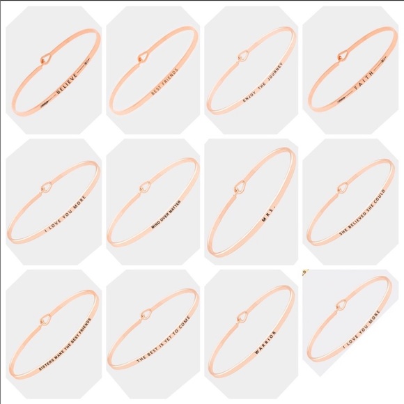 Bracelets bangles thin stackable thin dainty-GOLD - Picture 6 of 8